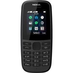 Nokia 105 (2019) Dual SIM Κινητό με Κουμπιά (Ελληνικό Μενού) Μαύρο