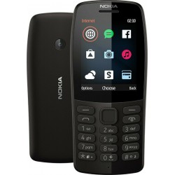 Nokia 210 Dual SIM Κινητό με Κουμπιά (Ελληνικό Μενού) Μαύρο