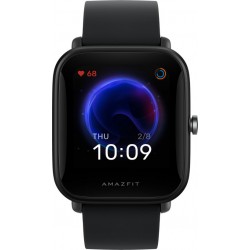 Amazfit Bip U 41mm Αδιάβροχο Smartwatch με Παλμογράφο (Μαύρο) Refurbished Grade A