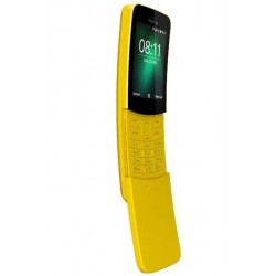 Nokia 8110 4G Dual SIM (500MB/4GB) Κινητό με Κουμπιά Κίτρινο Refurbished Grade A