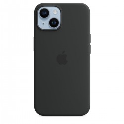 Apple Silicone Case with MagSafe Back Cover Σιλικόνης Midnight (iPhone 14)
