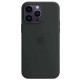 Apple Silicone Case with MagSafe Back Cover Σιλικόνης Midnight (iPhone 14 PRO MAX)