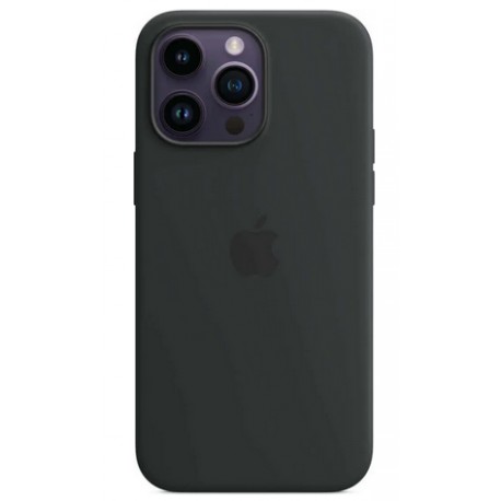 Apple Silicone Case with MagSafe Back Cover Σιλικόνης Midnight (iPhone 14 PRO MAX)
