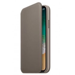 Apple Leather Folio Taupe (iPhone XS/X)