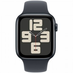Apple Watch SE 2024 Aluminium 44mm (Midnight με Midnight Sport Band (M/L)) Refurbished Grade A