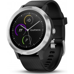 Garmin Vivoactive 3 Stainless Steel 43mm (Black with Silver) Refurbished Grade A