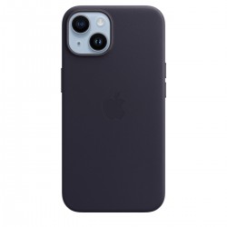 Apple Leather Case with MagSafe Back Cover Δερμάτινο Ink (iPhone 14)