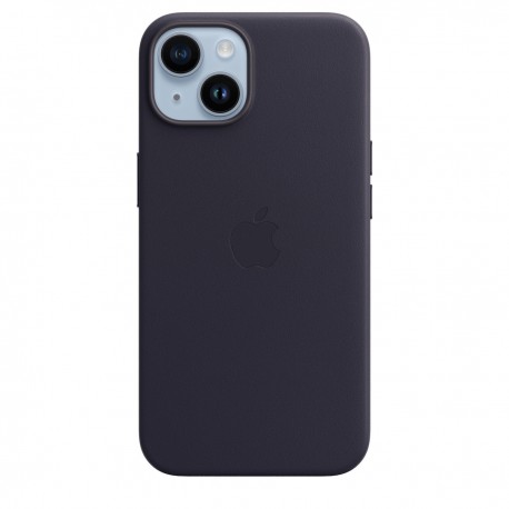 Apple Leather Case with MagSafe Back Cover Δερμάτινο Ink (iPhone 14)