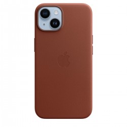 Apple Leather Case with MagSafe Back Cover Δερμάτινο Umber (iPhone 14)