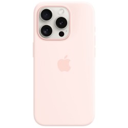 Apple iPhone 15 Pro Silicone Case Light Pink