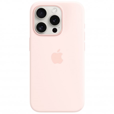 Apple iPhone 15 Pro Silicone Case Light Pink