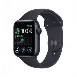 Apple Watch SE 2023 Aluminium 44mm (Midnight με Midnight Sport Band (M/L))