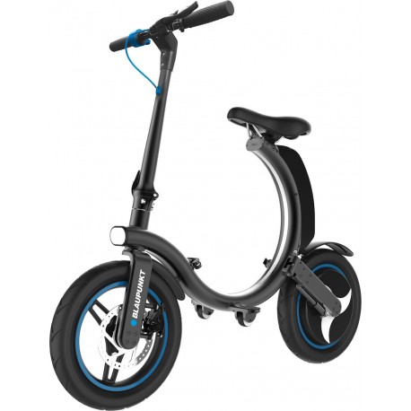 Blaupunkt ERL814 Ηλεκτρικό Πατίνι με 25km/h Max Ταχύτητα και 30km Αυτονομία σε Μαύρο Χρώμα