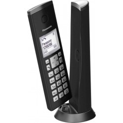Panasonic KX-TGK210 Ασύρματο Τηλέφωνο με Ελληνικό Μενού Μαύρο Refurbished Grade A