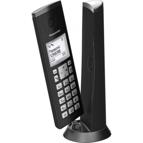 Panasonic KX-TGK210 Ασύρματο Τηλέφωνο με Ελληνικό Μενού Μαύρο Refurbished Grade A
