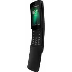 Nokia 8110 4G Dual SIM (500MB/4GB) Κινητό με Κουμπιά Μαύρο Refurbished Grade A