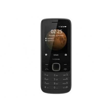 Nokia 225 4G Dual SIM Κινητό με Κουμπιά (Ελληνικό Μενού) Μαύρο