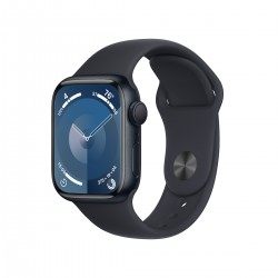 Apple Watch Series 9 Aluminium 41mm (Midnight Aluminium Case με Sport Band Midnight (S/M)) Refurbished Grade A