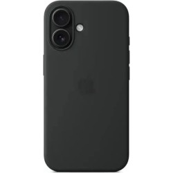 Apple Silicone Case with MagSafe Back Cover Σιλικόνης Μαύρο (iPhone 16)