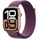 Apple Watch Series 10 Aluminium 46mm (Rose Gold με Plum Sport Loop) Refurbished Grade A