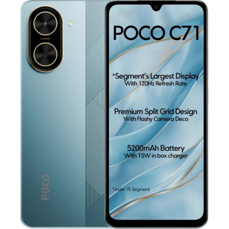 Xiaomi Poco C71 Dual SIM (3/64GB) Μπλε