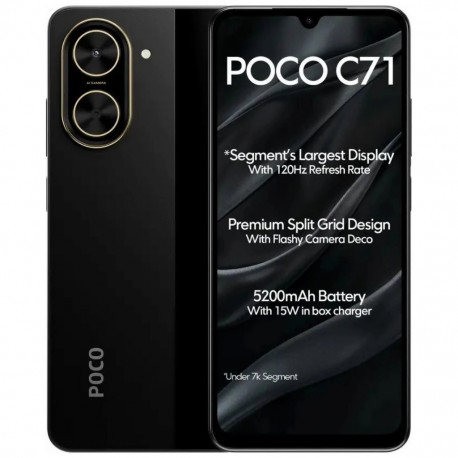Xiaomi Poco C71 Dual SIM (3/64GB) Μαύρο