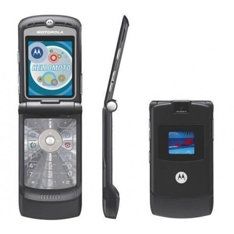 Motorola RAZR V3 Black Refurbished Grade A