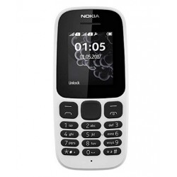 Nokia 105 (2019) Dual SIM (Ελληνικό Μενού) Λευκό Refurbished Grade A