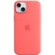 Θήκη Apple - Silicone MagSafe, iPhone 15 Plus, Guava