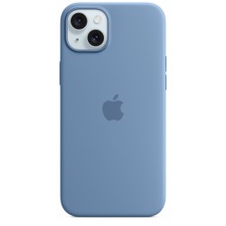 Θήκη Apple - Silicone MagSafe, iPhone 15 Plus, Winter Blue